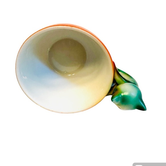 1920’s Beyer and Bock Tea Cup and Saucer With Cat Handle Art Deco - Picture 2 of 6